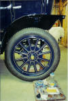 Spoke wheel of 1914 Model T